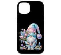 Cute Spring GNOME For Women with Hello Spring Tulip Flowers Carcasa para iPhone 13