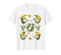 Cute Spring Gnome Stuff For Women And Girls Dandelion Flower Camiseta