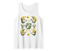 Cute Spring Gnome Stuff For Women And Girls Dandelion Flower Camiseta sin Mangas