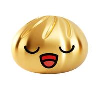 Cute Squeeze Toys, Bun Shape Calming Gadgets, Sensory Squeeze Toy with High Density Viscoelastic Polymer, Manual Hardware for Tension Management, Tactile Engagement, & Motor Skill Stimulation