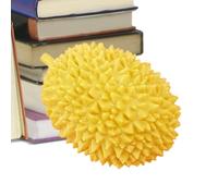 Cute Squeeze Toys - Stress Reliever Durian, Pocket Sized with Texture, Flexible Food Grade Silicone, Worry-Less Sensory Design, for Kids Adults Teens Classroom Prize Office