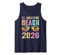 Cute ST Augustine Beach 2026 Viaje de natación de Vacaciones a Juego Camiseta sin Mangas