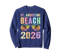Cute ST Augustine Beach 2026 Viaje de natación de Vacaciones a Juego Sudadera