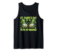 Cute St Paddys Day GNOME Graphic For Hanging with My Gnomies Camiseta sin Mangas