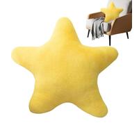 Cute Star Shaped Throw Pillow - Plush Childrens Tatami Cushion & Backrest | Decorative Star Pillow For Kids Bed & Living Room | 16-Inch Nursery Decor & Playroom Seat Cushion