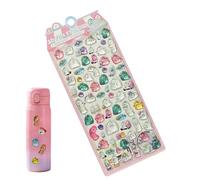 Cute Stickers - Kids Mini Craft Decals Tiny 3D Animal Designs | Adhesive Fun Decorative Embellishments for Water Cups, Laptops, Guitars, Suitcases, Luggage or Planner Scrapbooking