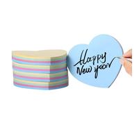 Cute Sticky Notes - 500 Sheets Adhesive Memo Pad Set, Pastel Colored Writable Pads For Office School, Easy Peel Reusable Writing Paper | Desk Reminder Organizer For Study Work Home Planning