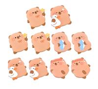 Cute Sticky Notes - Capybara Cartoon Notepad for Office Home School Teacher | 60 Sheets Book with Adorable Animal Design Memo Pad Stationery Supplies for Classroom College Work Study Gift