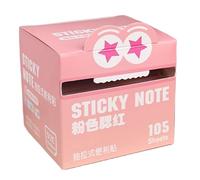 Cute Sticky Notes, Cartoon Memo Pads, Self Adhesive Writable Sheets, Easy Pull Out Design, Compact Size, Multi color, Pack of 1, Excellent for School, Office, Kids, Friends