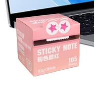 Cute Sticky Notes, Cartoon Self-Stick Paper Pads, Fun Pull-Out Memo Stickers, Decorative Note Sheets for Planner, School, Desk, Ideal for Girls, Teens, Coworkers, Family, Friends
