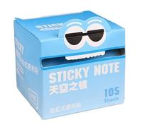 Cute Sticky Notes, Cartoon Self-Stick Pull-Out Pads, Fun Memo Writing Stationery, Decorative Reminder Tabs Set, School Office Supply Gift, Ideal for Women Friends Teens Boys Girls Coworkers Use