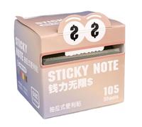 Cute Sticky Notes, Cartoon Stick Pads, 2.95x2.76in Pulled Out Memo Sheets, Fun Stationery Design, Cartoons Memo Note for School, Party, Women, Friends, Kids, Teens, Boys, Girls