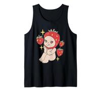 Cute Strawberry Baby Kawaii Fruit Camiseta sin Mangas