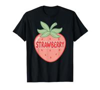Cute Strawberry Girl Just a Girl Who Loves Strawberries Camiseta