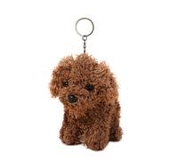 Cute Stuffed Animal Dog Anime Plush Key Chain Fashion Accessory Backpack Clips Kindergarten Gift Handbag Pendant 5 inch Brown