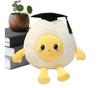Cute Stuffed Animal, Plush Pillow, 6.69x7.09x1.57 Inches Egg Cushion, Soft Throw Toy, Bedroom Accessories, Best Usage Accessory for Birthday Graduation Easter Home Office Dorm Car Sofa and Daily Gift