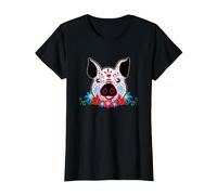 Cute Sugar Skull Pig Dead Skeleton México Day Muerte Party Camiseta, Mujer, Negro, XL