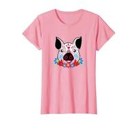Cute Sugar Skull Pig Dead Skeleton México Day Muerte Party Camiseta, Mujer, Rosado, 3XL