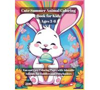 Cute Summer Animal Coloring Book for Kids Ages 3-6: Coloring Pages with Adorable Animals for Toddlers and Preschoolers