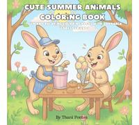 Cute Summer Animals: Fun and Relaxing Coloring Pages with Adorable Forest Friends