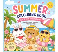 Cute Summer Colouring Book for Adults: Cute Beach, Camping & Summer Scenes to Colour