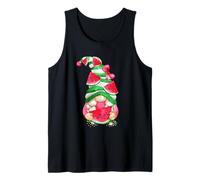 Cute Summer GNOME Girl For Matching Couple Funny Watermelon Camiseta sin Mangas