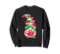 Cute Summer GNOME Girl For Matching Couple Funny Watermelon Sudadera