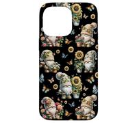 Cute Summer Gnome Patterns With Butterfly For Sunflower Mom Carcasa para iPhone 14 Pro Max