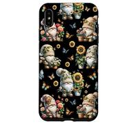 Cute Summer Gnome Patterns With Butterfly For Sunflower Mom Carcasa para iPhone XS Max