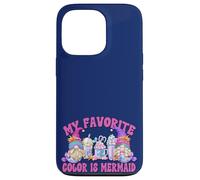 Cute Summer Latte GNOME Graphic My Favorite Color Is Mermaid Carcasa para iPhone 13 Pro
