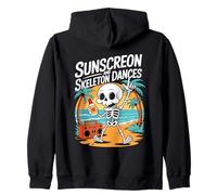Cute Summerween Ghost Funny Beach Halloween Sudadera con Capucha