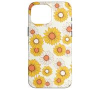 Cute Sunflower Floral Garden Summer Flowers Carcasa para iPhone 16 Pro MAX