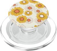 Cute Sunflower Floral Garden Summer Flowers PopSockets PopGrip para MagSafe