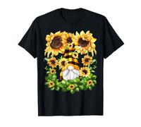 Cute Sunflower GNOME For Funny Gardener and Cute Mom Summer Camiseta