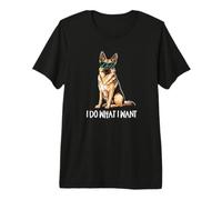 Cute Sunglasses Do What I Want German Shepherd Dog Lover Camiseta Premium