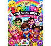 Cute Superheroes Coloring Book: Fun and Easy Superhero Adventures for Kids Ages 3-8 | Cute Heroes, Super Pets, Action Scenes & Big Simple Designs