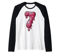 Cute Sweet 7 Candy Viral, Equipo de 67 Mejores Amigos a Juego Camiseta Manga Raglan