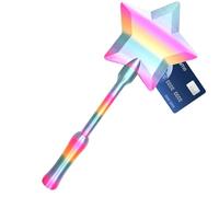 Cute Tap to Pay Wand, Star Card Holder, 14.17 Inches Payment Wand with Sturdy Build, Contactless Card Sleeve, Fun Payment Accessory with Safe Design, Tap Wands for Men and Women Travel
