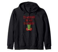 Cute Teaching Is My Favorite Elf Christmas Christmas Teacher Gift Sudadera con Capucha