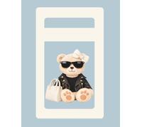 Cute Teddy Bear Notebook for Women | The Nostalgia Edit - City Edition Blue Haze | College Ruled Lined Journal | 8.5 x 11 | 120 Pages: Large matte ... planning, school, work and everyday writing.