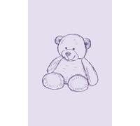 Cute Teddy Bear Notebook - Lavender Edition: A Soft Pastel 6x9 Lined Journal with 120 Pages