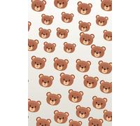 Cute Teddy Bear Notebook: Minimal Lined Journal for Notes, School, Office and Everyday Writing