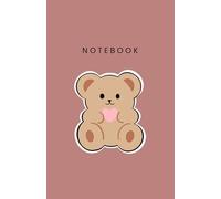 Cute Teddy Bear pastel Notebook: Dreamy pastels