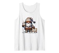 Cute Thanksgiving GNOME Love Pumpkin Spice Cocoa For Xmas Camiseta sin Mangas