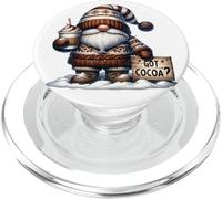 Cute Thanksgiving GNOME Love Pumpkin Spice Cocoa For Xmas PopSockets PopGrip para MagSafe
