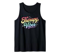 Cute Therapy Vibes Rehabilitación Rockstar PT Therapy AA Sober Camiseta sin Mangas