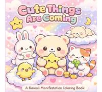 Cute Things Are Coming: A Cozy Kawaii Coloring Book For Calm & Gentle Manifesting