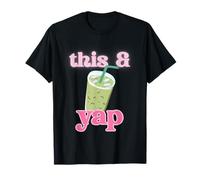 Cute This and Yap Aesthetic, Y2k, Rosa Helado Matcha Latte Camiseta