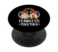 Cute Tiger Gnomes For Women and Valentines Day Couples PopSockets PopGrip Adhesivo