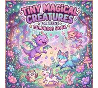 Cute Tiny Magic Coloring Book: for Teens Kawaii Fantasy Worlds, Mini Houses, Fairies & Cozy Scenes to Color